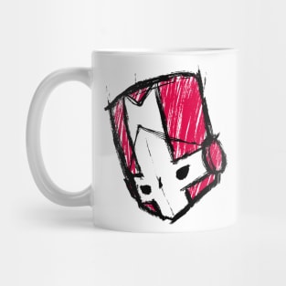 CASTLE CRASHERS - RED KNIGHT SKETCH Mug